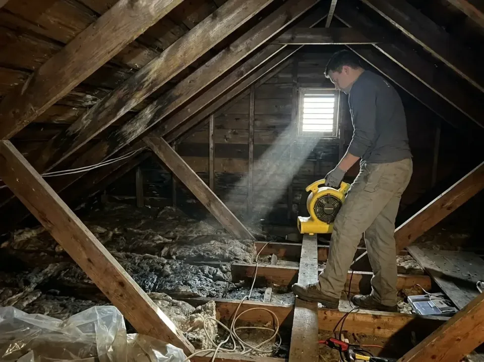 attic-water-damage-drying-proc-007 — frequently asked questions, Emergency Water Extraction & 24/7 Flood Response in Garden…
